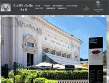 Tablet Screenshot of caffedelleartiroma.com